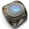 Image 3 : 4 New Rings * all stamped .925 * (Moonstones - Some with  Crystals) Longest ring  is 33 mm * Total w