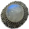 Image 4 : 4 New Rings * all stamped .925 * (Moonstones with Coloured and Clear Quartz Crystals) Longest ring