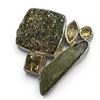 Image 4 : 4 New Rings * all stamped .925 * (Purple Druzy, Green Druzy, and Faceted Citrine Crystal) Longest ri