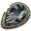 Image 4 : 4 New Rings * all stamped .925 * (White Buffalo Turquoise - Variety of Shapes) Longest ring  is 35 m