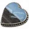 Image 4 : 4 New Rings * all stamped .925 * (Banded Agate, Larimar Stone, & Ocean Agate) Longest ring  is 31 mm
