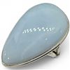 Image 5 : 4 New Rings * all stamped .925 * (Banded Agate, Larimar Stone, & Ocean Agate) Longest ring  is 31 mm