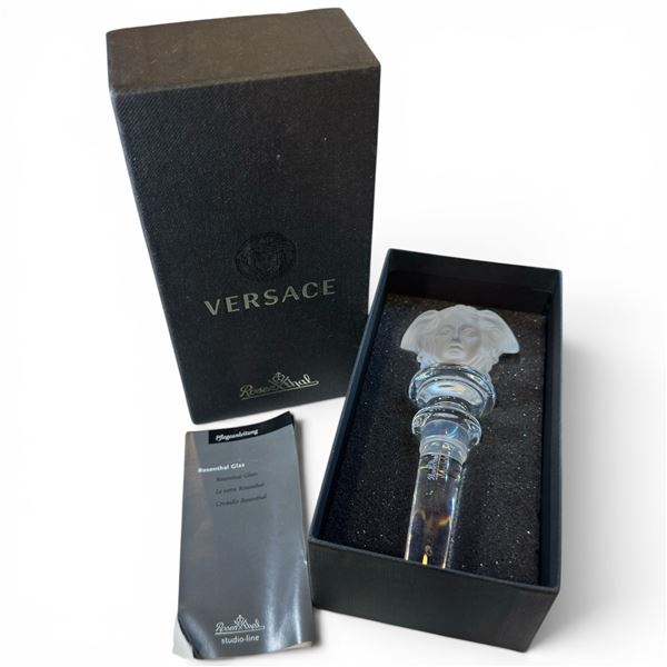 Rosenthal Studio Line "Versace" Bottle Stopper in Original Box