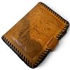 Image 1 : Vintage Tooled Leather Wallet