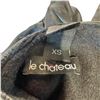Image 4 : Black Leather Lined Opera Length Gloves by Le Chateau (XS) & Wristlet Purse with Vuitton Logo - Preo