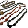 Image 3 : 8.2 Grams of Scrap Sterling Chains, Natural Stone & Shell Bead Strands & Jewelry in a Vintage Silver