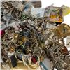 Image 11 : Full 8 KG Box of Fashion & Costume Jewelry, Wallets, Compact and Jewelry Suitable for Crafting - Pre