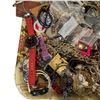 Image 9 : Full 8 KG Box of Fashion & Costume Jewelry, Wallets, Compact and Jewelry Suitable for Crafting - Pre