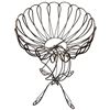 Image 2 : Wrought Iron Inside Outside Tulip-Style Basket Plant Stand 32" Tall and 16" Diameter