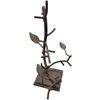 Image 2 : Rustic Tree Branch & Leaves Heavy Metal Sculpture Lamp Base