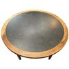 Image 2 : Vintage Table with Dark Inlay 48" Diameter & 30" Tall