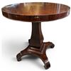 Image 1 : Vintage Wood Occasional Table - 30" diameter 31" tall
