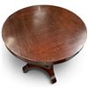 Image 2 : Vintage Wood Occasional Table - 30" diameter 31" tall