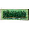 Image 1 : Large Framed Oil on Board of Forest Scene by Bosley 1971