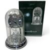 Image 1 : New in Box Howard Miller Christina Tabletop Clock - 22.9 cm tall x 15 cm diameter - Glass Dome