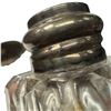 Image 2 : Sterling & MOP Topped 2.75" Salt & Pepper & Antique Silver Plated Copper Tankard