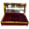 Image 3 : Betsy Johnson Gold Plastic with Pink & Cheetah Satin Jewel Box & Red Velvet Musical Jewel Box - Bets