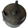 Image 4 : Vintage Small Cast Metal Tripod Cauldron - 4" tall x 5.5" diameter