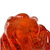 Image 3 : 3 Mid-Century Art Glass Ashtrays (1 is full of glass candies) Red with metallic fleck, pink, Chalet