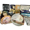 Image 3 : Shelf Lot of Vintage Tableware, China and Silverplate