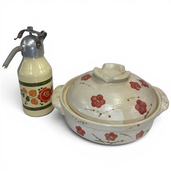 Donabe Japanese Cooking Vessel & Metal Whipped Cream Dispenser