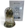 Image 1 : New in Box Bulova "Tristan I" Revolving Pendulum Glass Dome Clock - 9" tall x 6" diameter