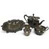 Image 1 : Vintage Silver Plated Tea Service & Scalloped Serving Dish