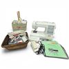 Image 1 : Vintage Kenmore Portable Electric Sewing Machine with Accessories