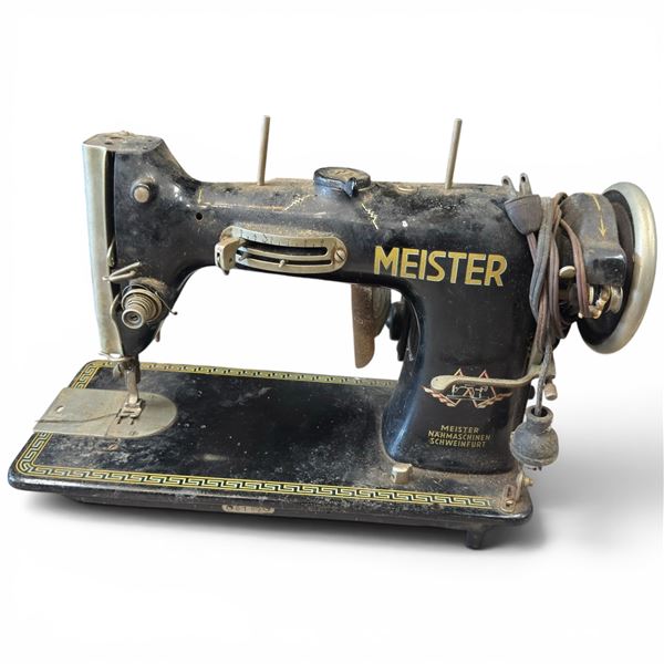 Antique Meister Electric Sewing Machine
