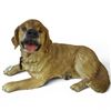 Image 2 : Good Boy Group of Dog Statues Made From a Variety of Materials  - Featuring a Solar Lamp Pup - Talle