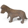 Image 5 : Good Boy Group of Dog Statues Made From a Variety of Materials  - Featuring a Solar Lamp Pup - Talle