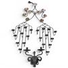 Image 1 : Collection of 4 Wall Mount Metal and Wrought Iron Candle Holders