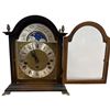 Image 2 : New in Box Bulova "Tristan I" Revolving Pendulum Glass Dome Clock - 9" tall x 6" diameter