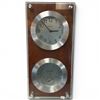 Image 2 : New in Box Bulova Mariner Wall Clock With Thermometer & Hygrometer - 2" x 7" x 14.5" tall - Model: C