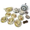 Image 2 : Group of Vintage Lusterware, China Demitasse and Glazed Ceramic Teapot
