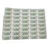 Image 2 : Mint Uncut Sheet of 40 Canadian 1973 $1 Bank Notes - BFD Prefixes