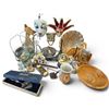 Image 2 : Large Lot of Decorative Household Goods - Candle lanterns, wall mask, chromed teapot, Christmas vase