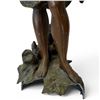Image 2 : French Cold Painted Spelter Figure "Moisson" by Charles Octave Levy Damaged 18" Tall