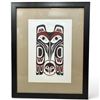 Image 1 : Ltd. Editon Clarence Mills Print  "Haida Raven Moon Totem" #36/220 - Frame dimensions" 25" x 31"