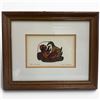 Image 1 : Norval Morrisseau "Peter & His Friends" Framed Print - Double matted in a 13" x 17" frame