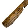 Image 3 : Signed David Joseph Carved Wood "Beaver - Thunder Eagle" Totem Wall Plaque - 2.5" x 15' tall - Squam