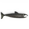 Image 1 : Hammered Metal "Salmon" Wall Art - 10" x 32" long