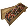 Image 2 : Painted Cedar Salmon Box - 2" x 8" x 19"