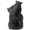 Image 2 : Carved Soapstone Bear Cubs Statue - 4" x 5" x 9" tall