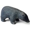 Image 1 : Edmund Wolf Cast Faux Soapstone Bear Sculpture - Signed WE - 6" x 9" x 5.5" tall