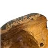 Image 3 : 2 Beautifully Carved Wood Wall Masks -  Largest is 3" deep x 6" wide x 14" tall