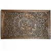 Image 1 : Hand Carved Wood Thai Wall Panel with Zodiac Motif with Central Deity Figure - Hand Carved - 60" x 3