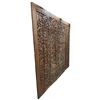Image 3 : Stunning Carved Teak 8 Panel "Temple Scene" Wall Installation - Hand Carved - 93" wide x 96" tall - 
