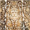 Image 3 : 4 Hand Carved Thai Wood Wall Panels - 2 have damage (