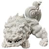 Image 2 : White Porcelain Foo Dog Statue - 7" x 11" x 10" tall